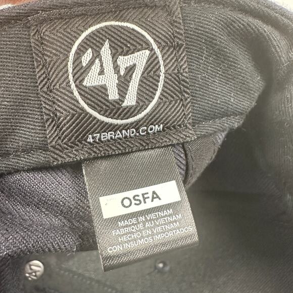 Seattle Mariners Hat Cap Mens Blue Teal Adjustable Baseball MLB 47 Brand - Picture 7 of 7